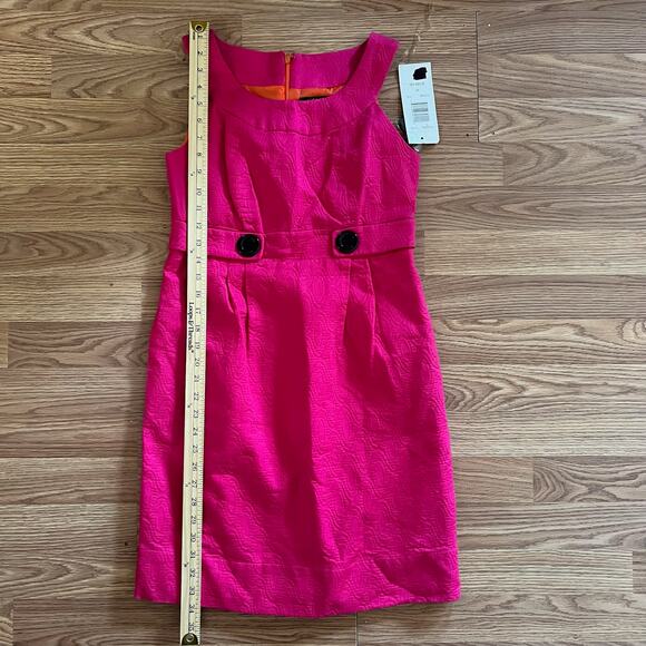 NWT Robbie Bee Pink Mini Dress 8P | Y2K Barbiecore Retro Mod Cocktail Elle Woods - Picture 3 of 6